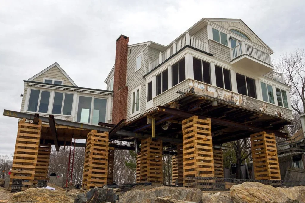 Elevated Pilings or Stilts Foundation Repair in Union City, TN
